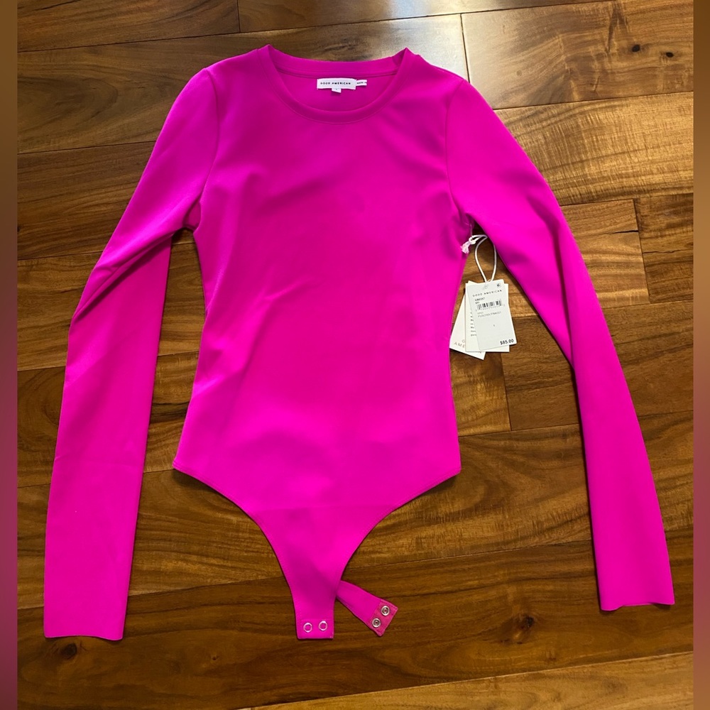 Hot Pink Good American Bodysuit. Never worn but tags removed.